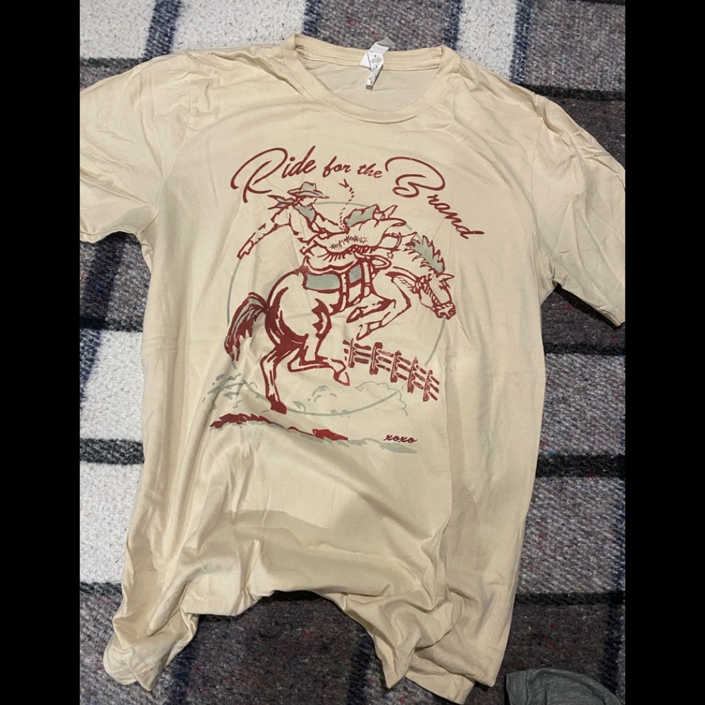 Ride for the brand XOXO western graphic tee